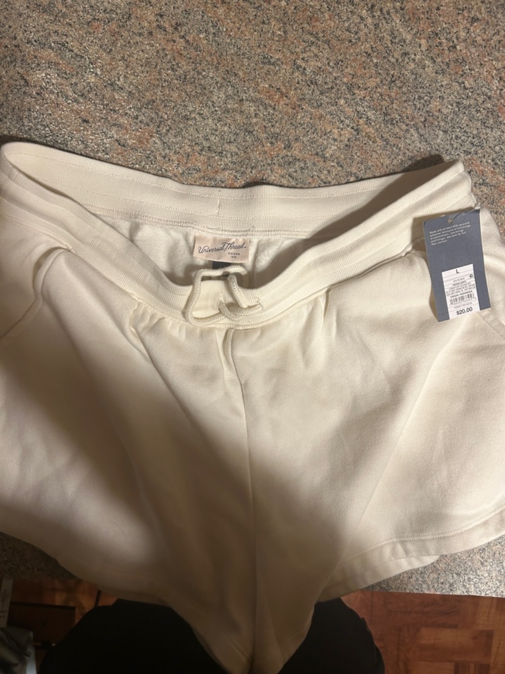 Universal Thread Cream Athletic Lounge Shorts